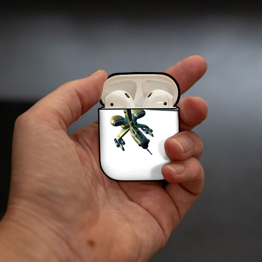 機動戦士ガンダム Mobile Suit Gundam AirPods 第2世代保護ケース ハードシェル ブラック 耐衝撃・防指紋・カラビナ付き