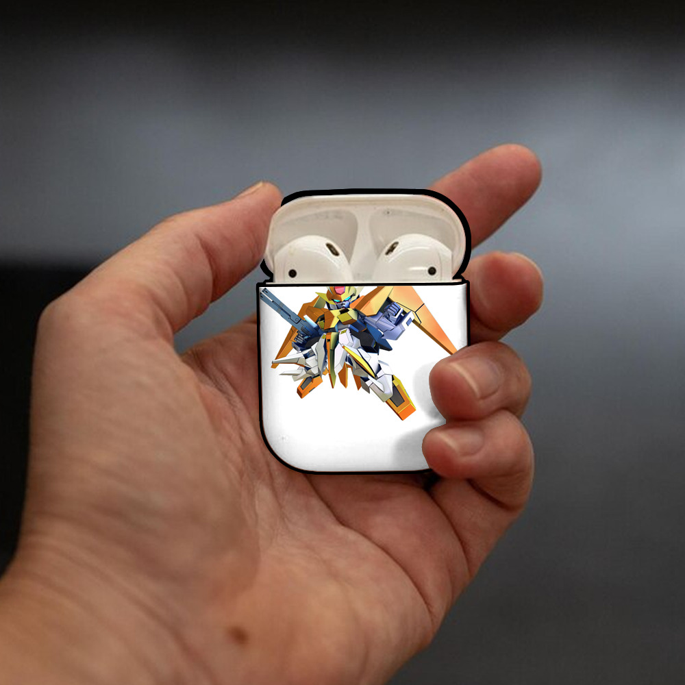 機動戦士ガンダム Mobile Suit Gundam AirPods 第2世代保護ケース ハードシェル ブラック 耐衝撃・防指紋・カラビナ付き