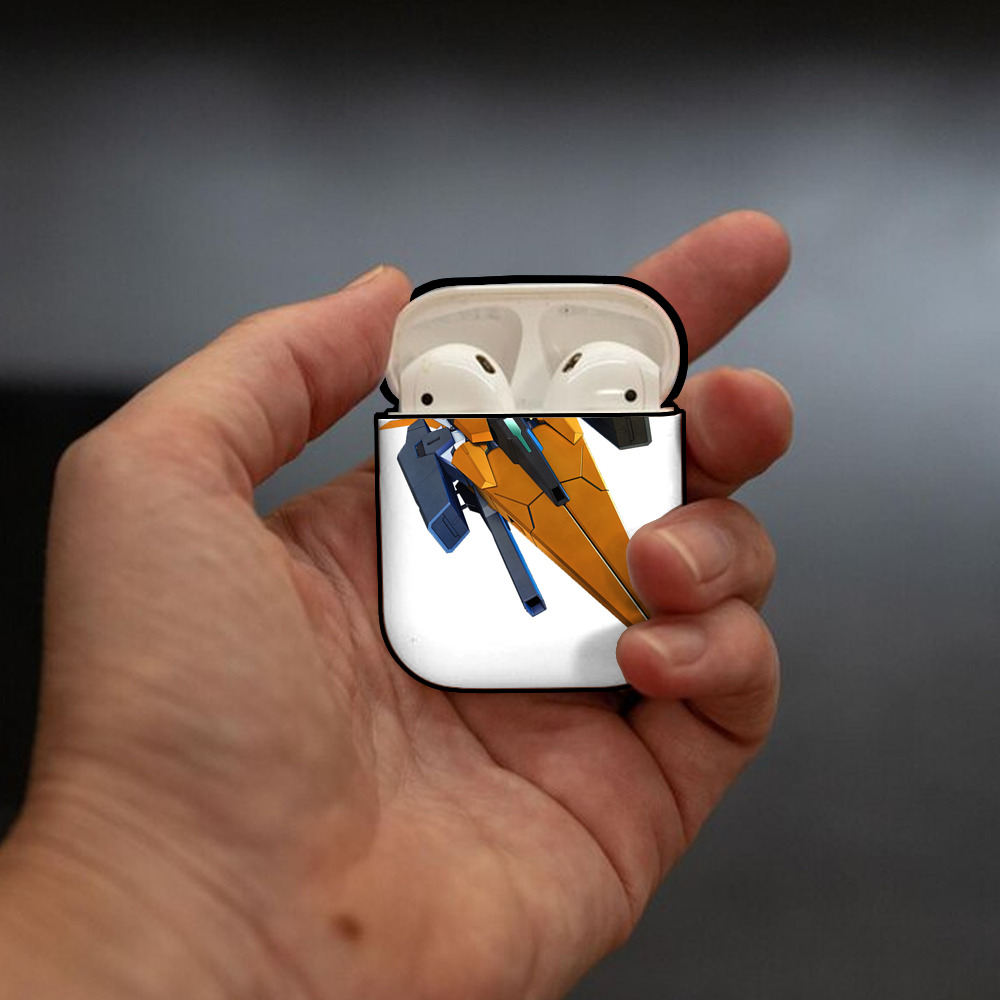 機動戦士ガンダム Mobile Suit Gundam AirPods 第2世代保護ケース ハードシェル ブラック 耐衝撃・防指紋・カラビナ付き