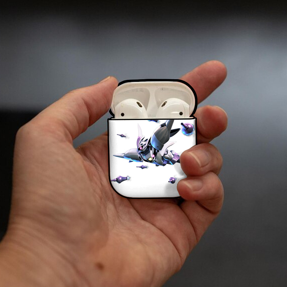 機動戦士ガンダム Mobile Suit Gundam AirPods 第2世代保護ケース ハードシェル ブラック 耐衝撃・防指紋・カラビナ付き