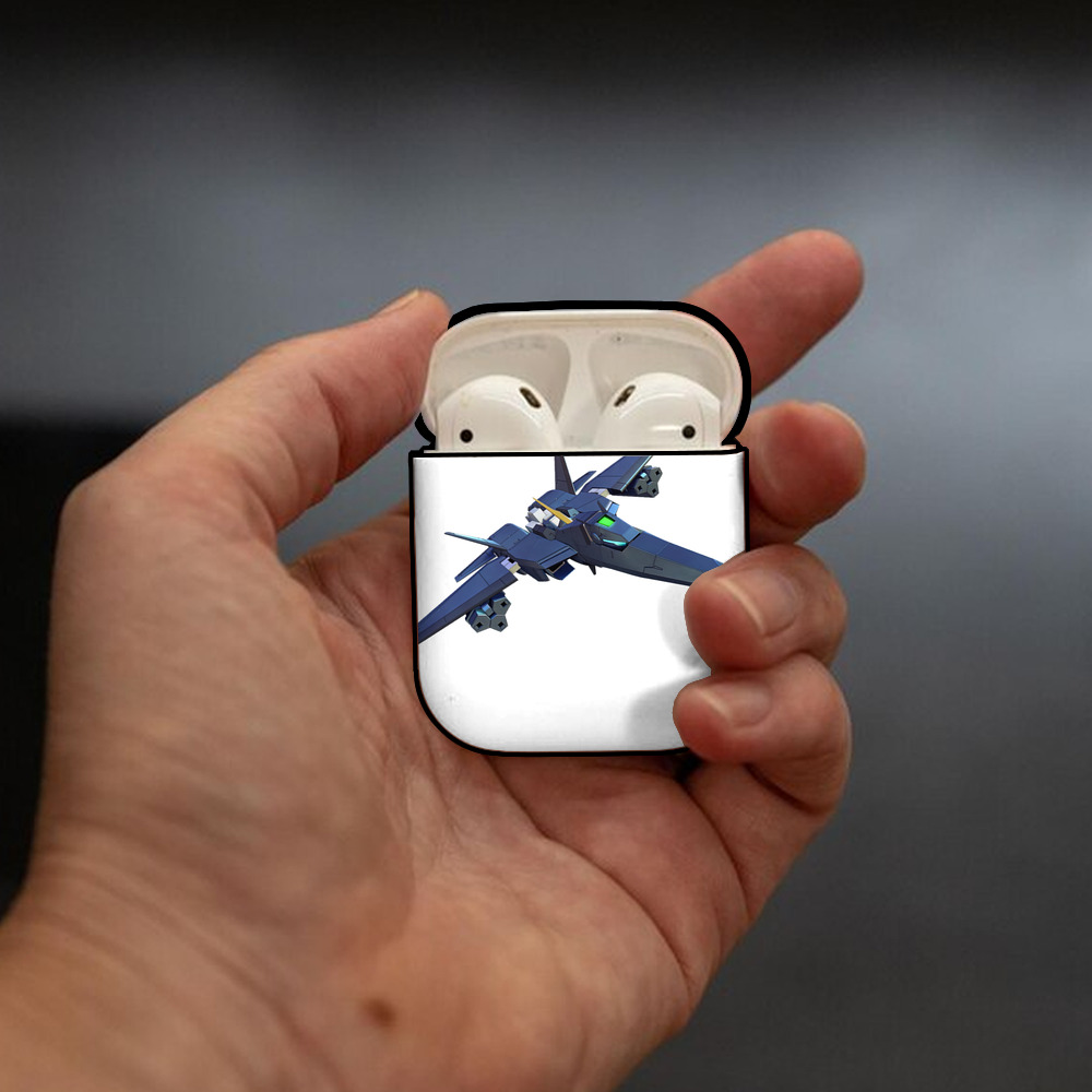 機動戦士ガンダム Mobile Suit Gundam AirPods 第2世代保護ケース ハードシェル ブラック 耐衝撃・防指紋・カラビナ付き