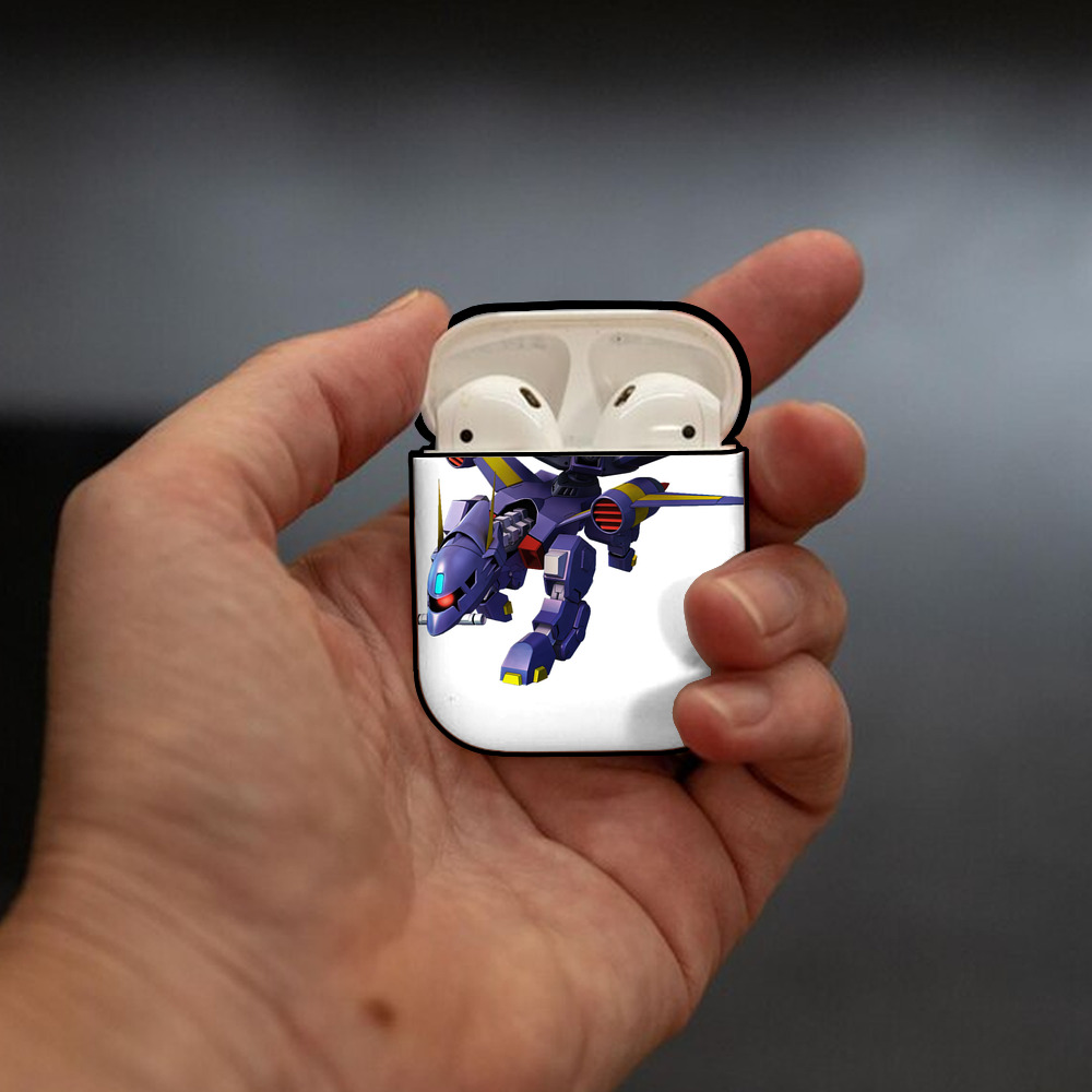機動戦士ガンダム Mobile Suit Gundam AirPods 第2世代保護ケース ハードシェル ブラック 耐衝撃・防指紋・カラビナ付き