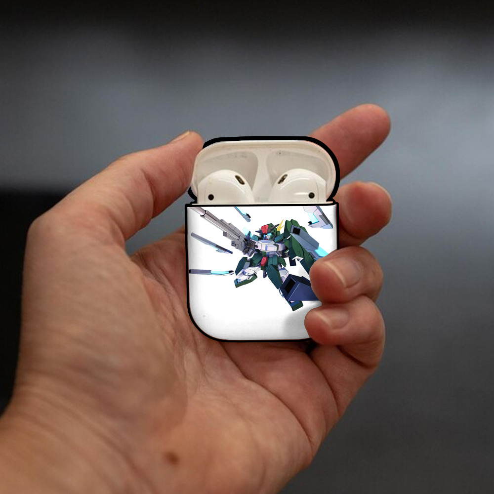 機動戦士ガンダム Mobile Suit Gundam AirPods 第2世代保護ケース ハードシェル ブラック 耐衝撃・防指紋・カラビナ付き