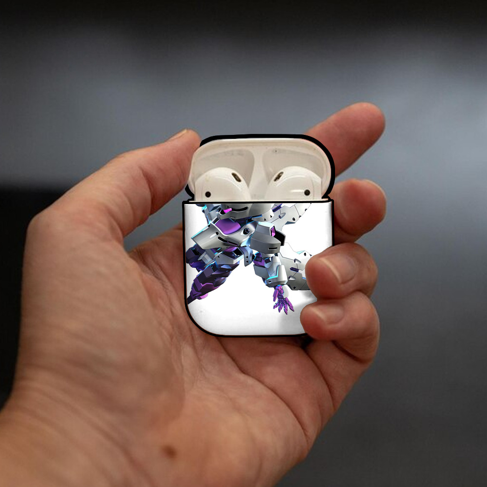機動戦士ガンダム Mobile Suit Gundam AirPods 第2世代保護ケース ハードシェル ブラック 耐衝撃・防指紋・カラビナ付き