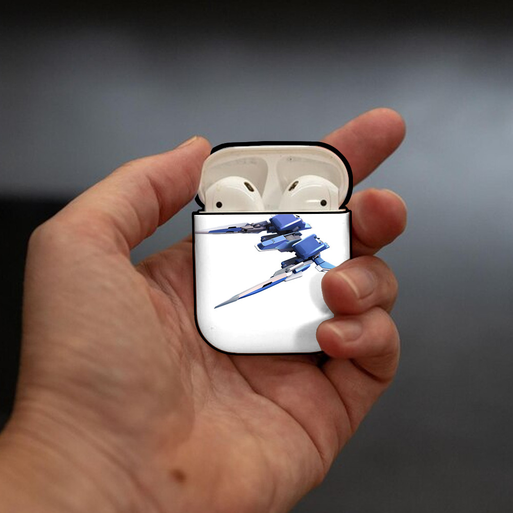 機動戦士ガンダム Mobile Suit Gundam AirPods 第2世代保護ケース ハードシェル ブラック 耐衝撃・防指紋・カラビナ付き