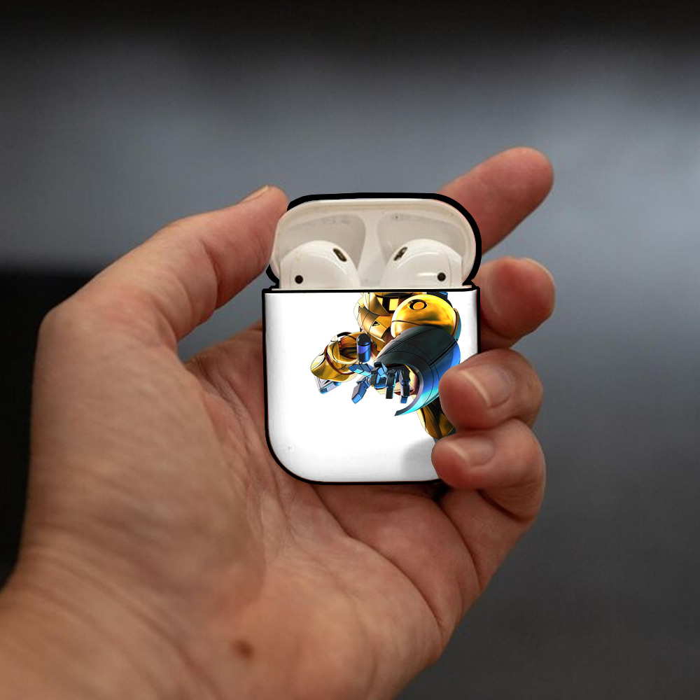 機動戦士ガンダム Mobile Suit Gundam AirPods 第2世代保護ケース ハードシェル ブラック 耐衝撃・防指紋・カラビナ付き