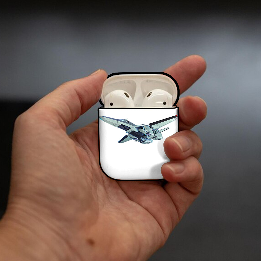 機動戦士ガンダム Mobile Suit Gundam AirPods 第2世代保護ケース ハードシェル ブラック 耐衝撃・防指紋・カラビナ付き