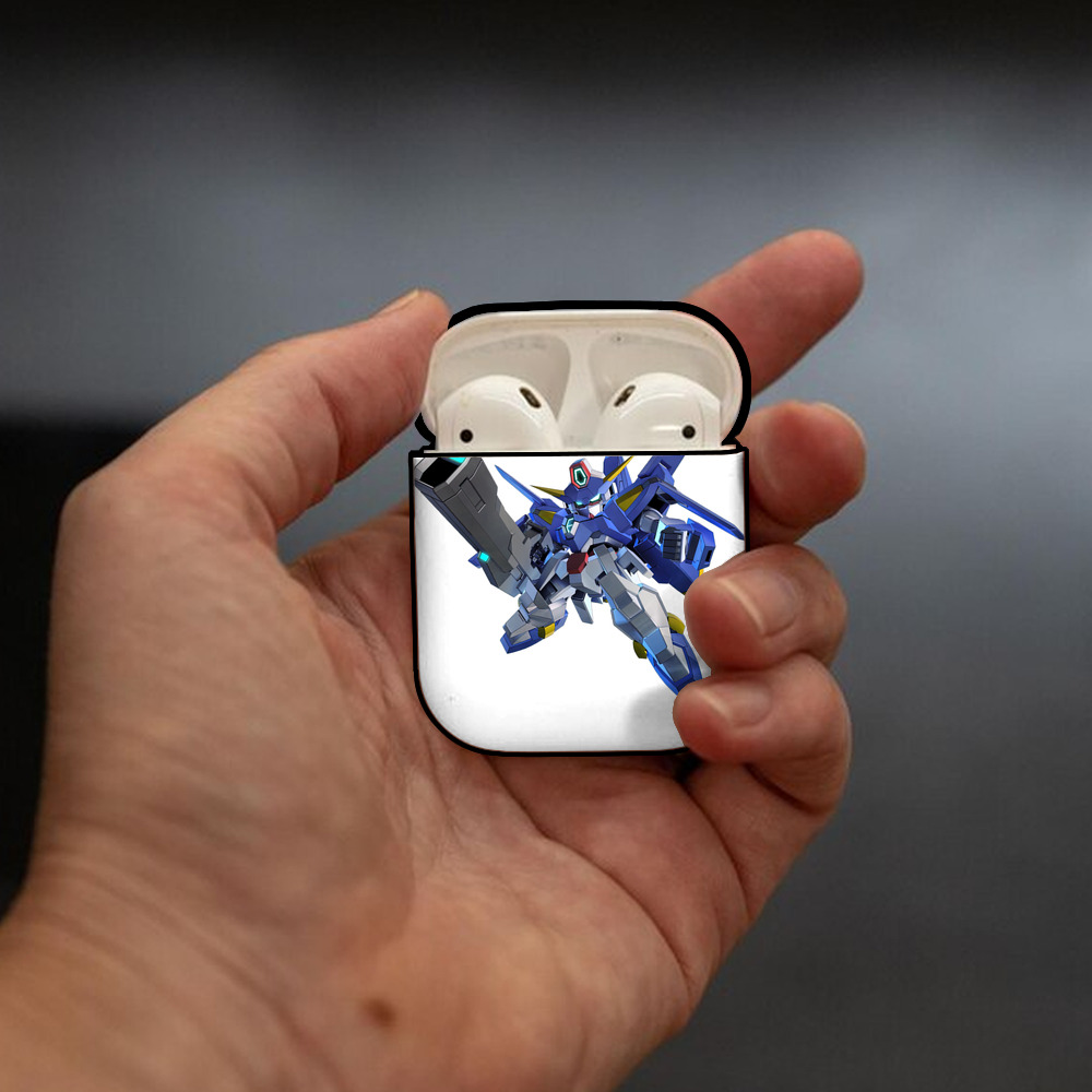 機動戦士ガンダム Mobile Suit Gundam AirPods 第2世代保護ケース ハードシェル ブラック 耐衝撃・防指紋・カラビナ付き