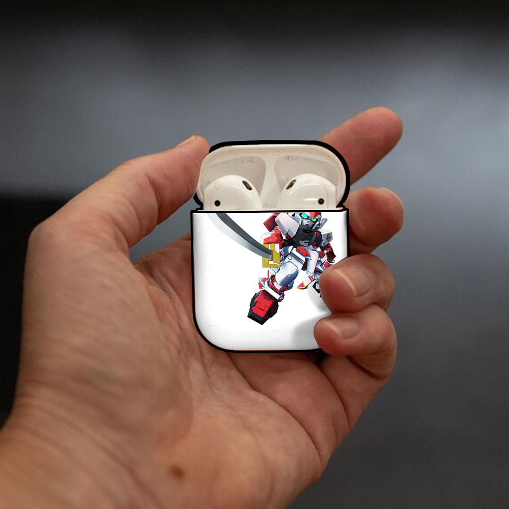 機動戦士ガンダム Mobile Suit Gundam AirPods 第2世代保護ケース ハードシェル ブラック 耐衝撃・防指紋・カラビナ付き
