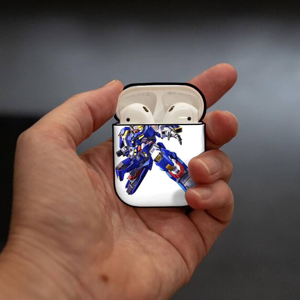 機動戦士ガンダム Mobile Suit Gundam AirPods 第2世代保護ケース ハードシェル ブラック 耐衝撃・防指紋・カラビナ付き