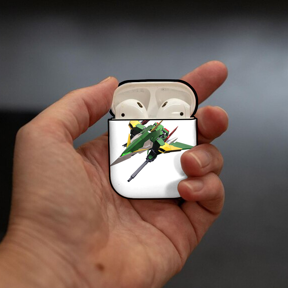機動戦士ガンダム Mobile Suit Gundam AirPods 第2世代保護ケース ハードシェル ブラック 耐衝撃・防指紋・カラビナ付き
