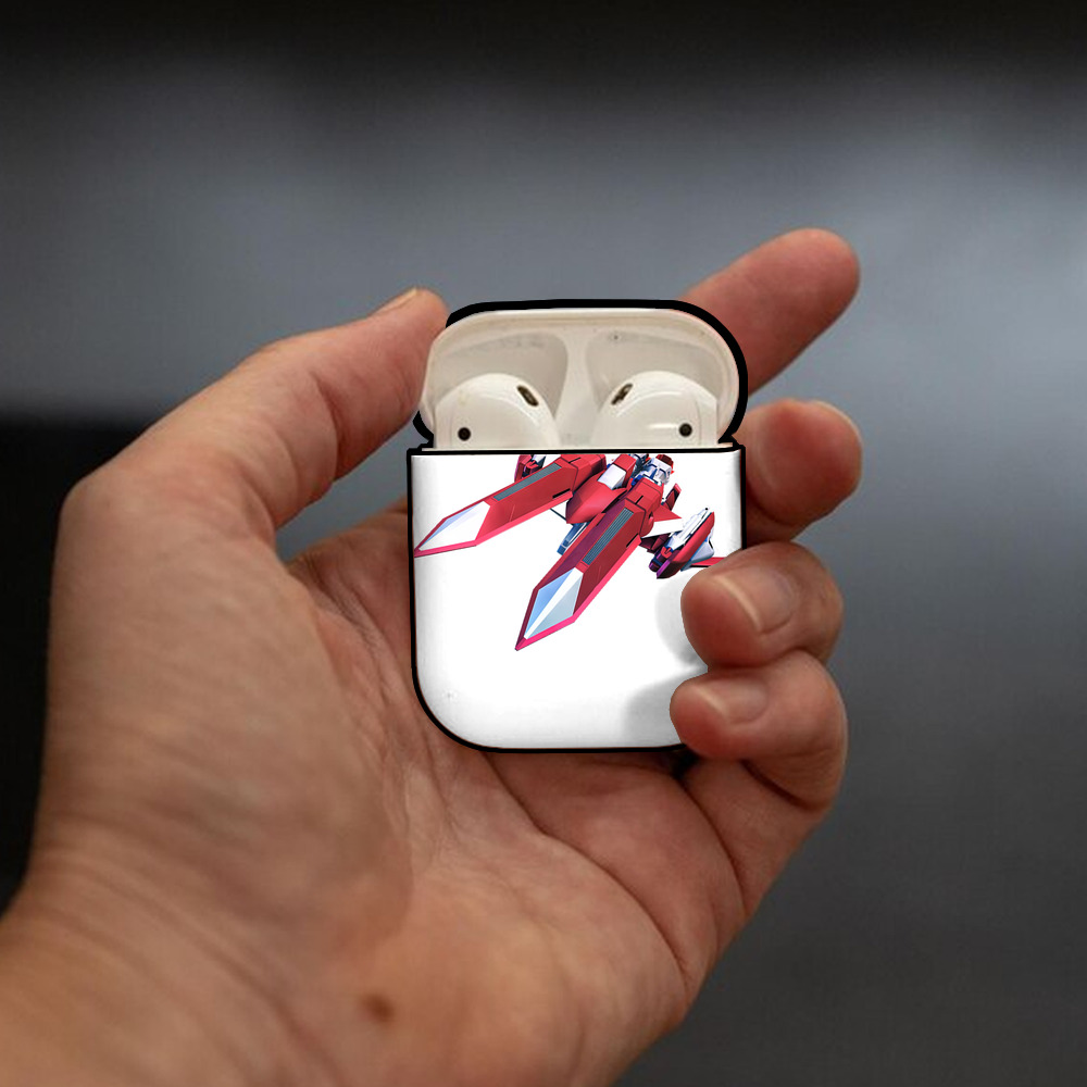 機動戦士ガンダム Mobile Suit Gundam AirPods 第2世代保護ケース ハードシェル ブラック 耐衝撃・防指紋・カラビナ付き