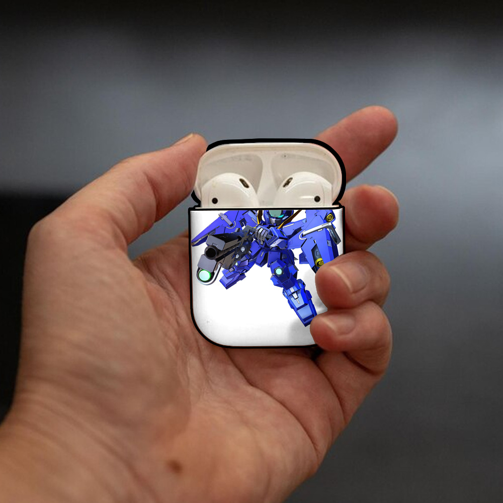 機動戦士ガンダム Mobile Suit Gundam AirPods 第2世代保護ケース ハードシェル ブラック 耐衝撃・防指紋・カラビナ付き