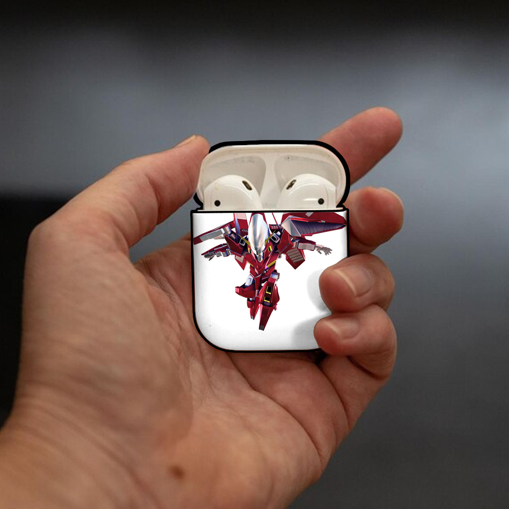 機動戦士ガンダム Mobile Suit Gundam AirPods 第2世代保護ケース ハードシェル ブラック 耐衝撃・防指紋・カラビナ付き