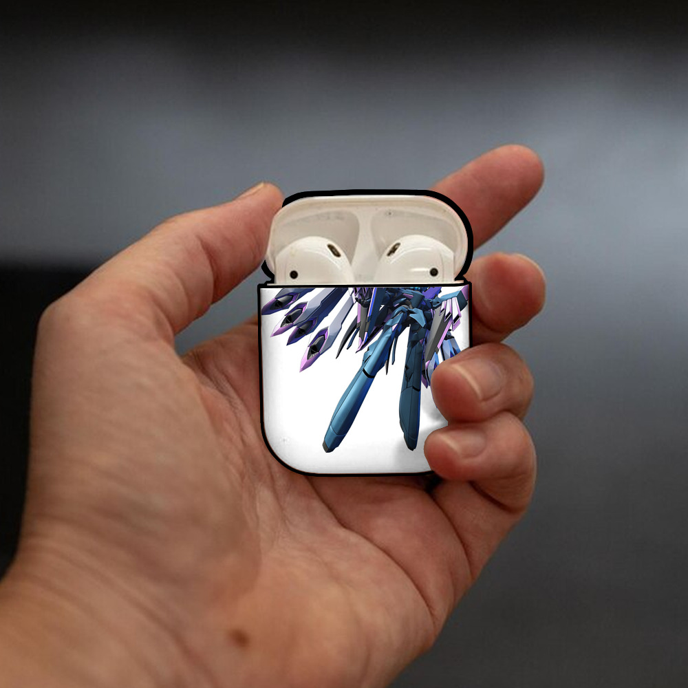 機動戦士ガンダム Mobile Suit Gundam AirPods 第2世代保護ケース ハードシェル ブラック 耐衝撃・防指紋・カラビナ付き
