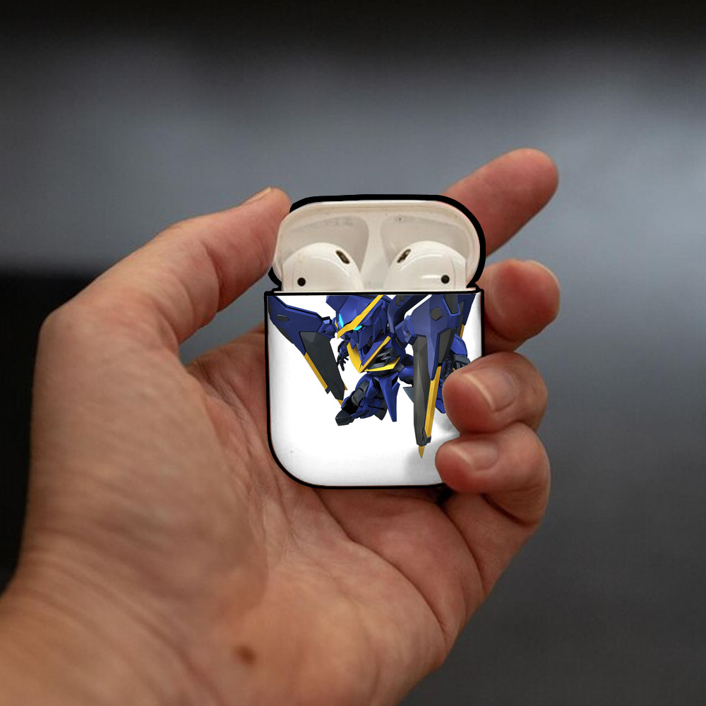機動戦士ガンダム Mobile Suit Gundam AirPods 第2世代保護ケース ハードシェル ブラック 耐衝撃・防指紋・カラビナ付き