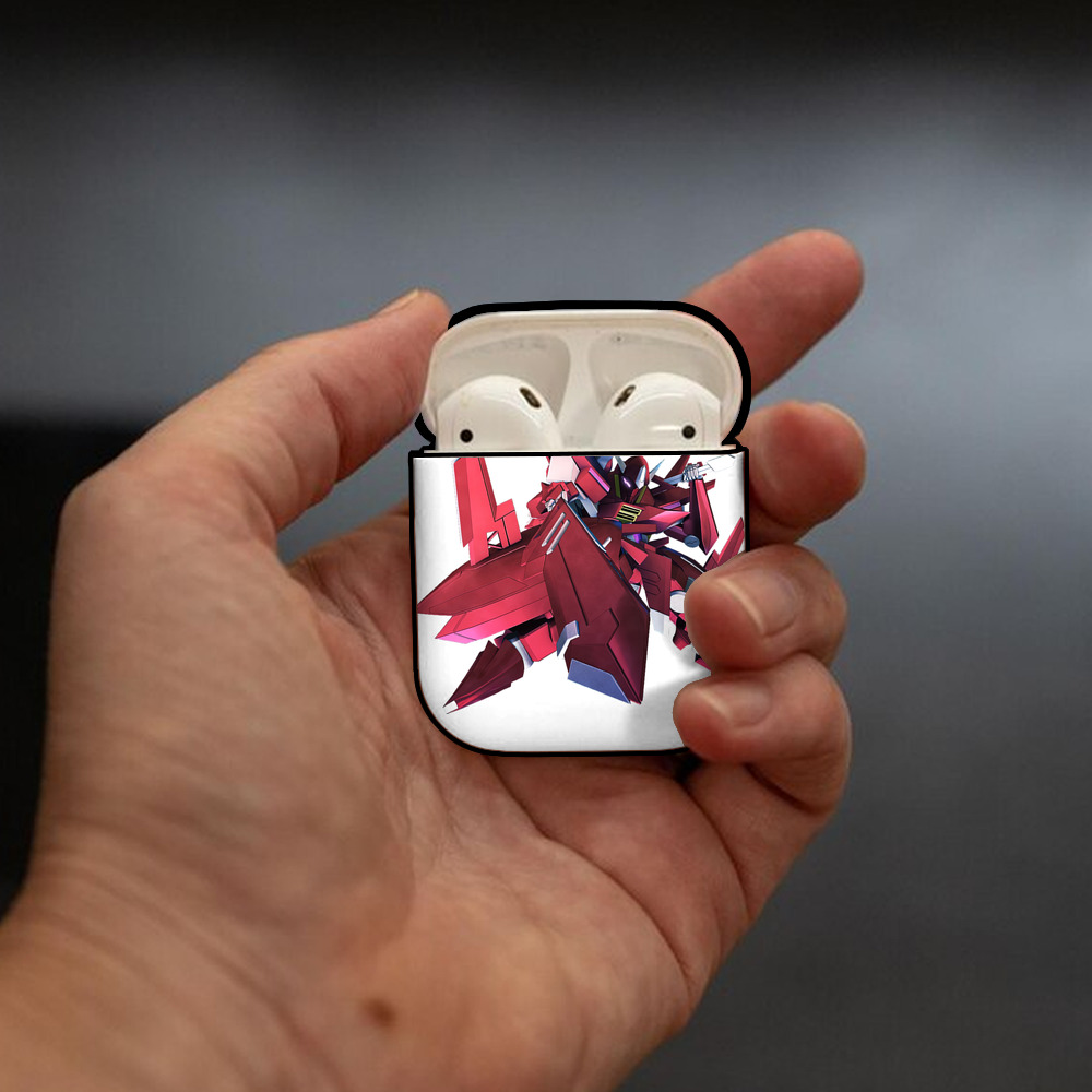 機動戦士ガンダム Mobile Suit Gundam AirPods 第2世代保護ケース ハードシェル ブラック 耐衝撃・防指紋・カラビナ付き