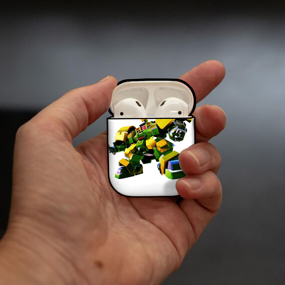 機動戦士ガンダム Mobile Suit Gundam AirPods 第2世代保護ケース ハードシェル ブラック 耐衝撃・防指紋・カラビナ付き
