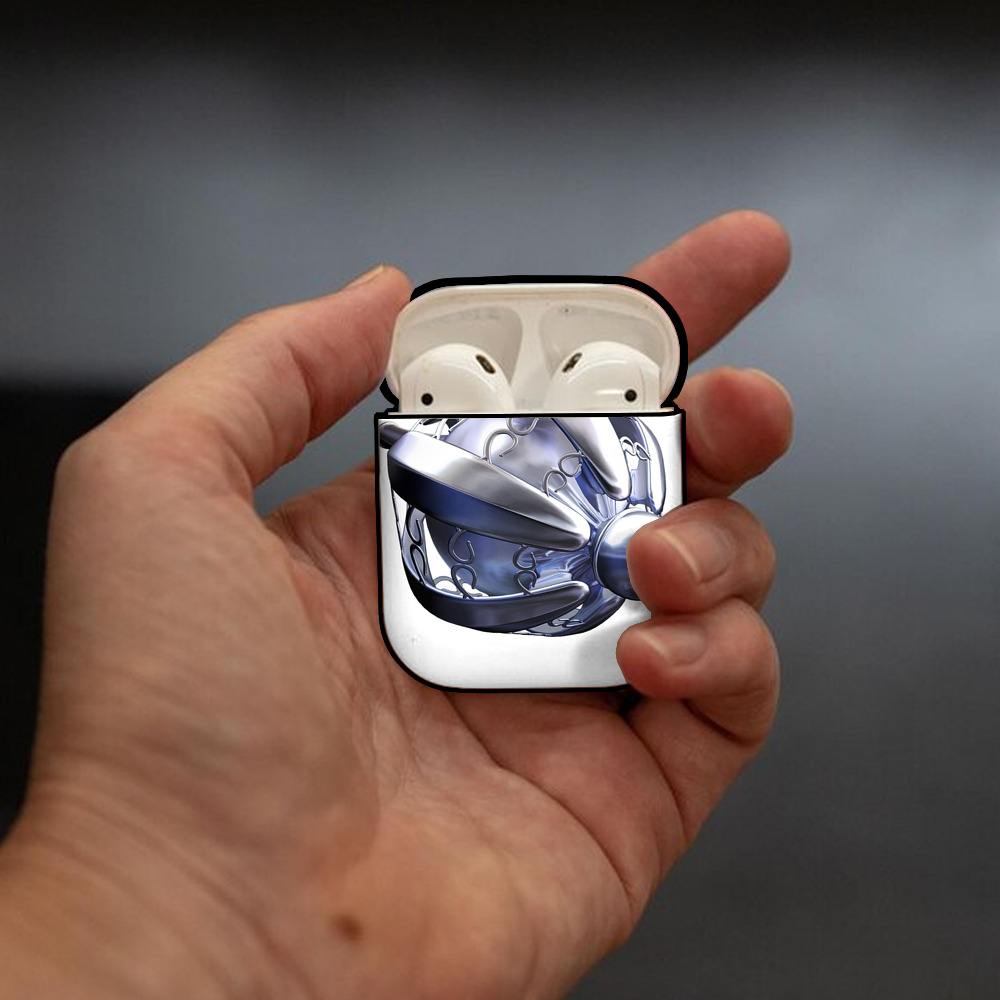機動戦士ガンダム Mobile Suit Gundam AirPods 第2世代保護ケース ハードシェル ブラック 耐衝撃・防指紋・カラビナ付き