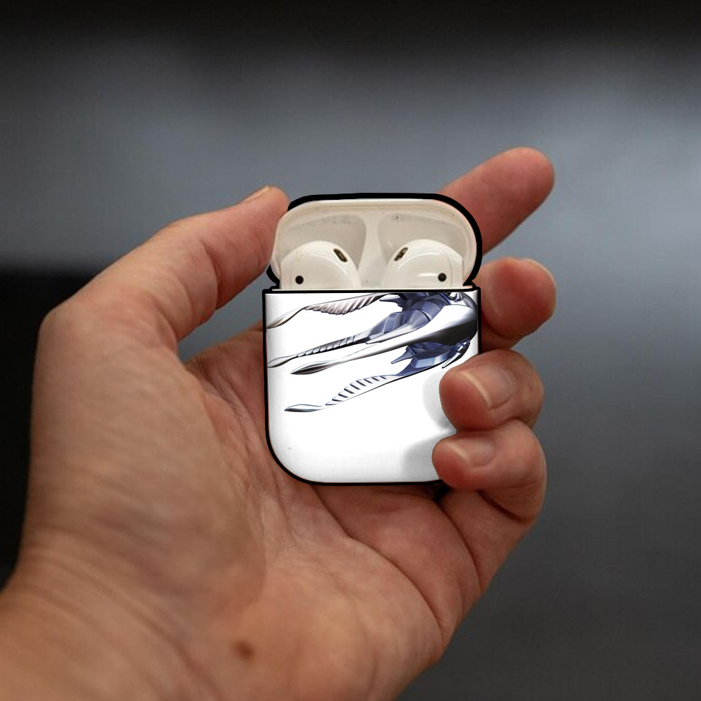機動戦士ガンダム Mobile Suit Gundam AirPods 第2世代保護ケース ハードシェル ブラック 耐衝撃・防指紋・カラビナ付き