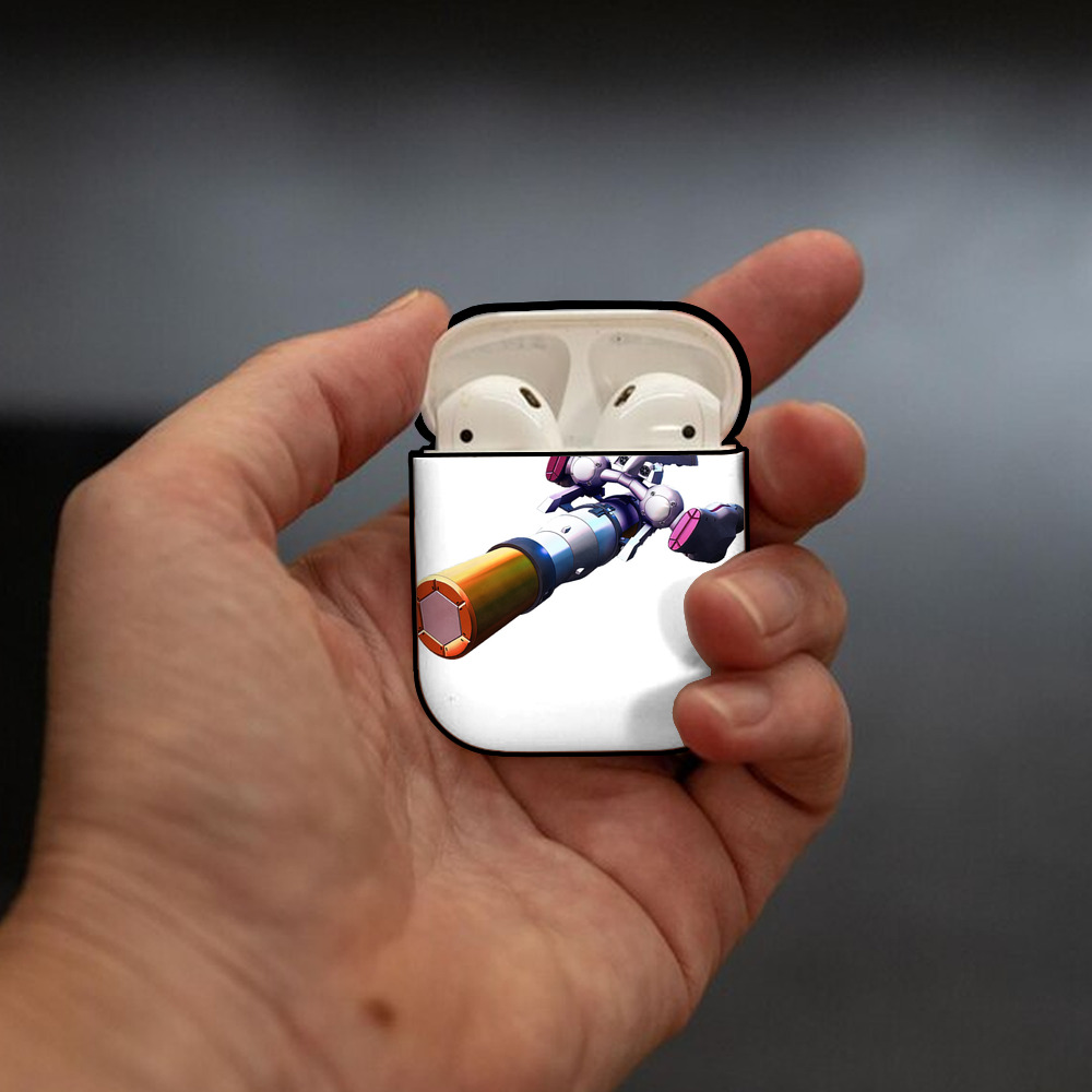 機動戦士ガンダム Mobile Suit Gundam AirPods 第2世代保護ケース ハードシェル ブラック 耐衝撃・防指紋・カラビナ付き