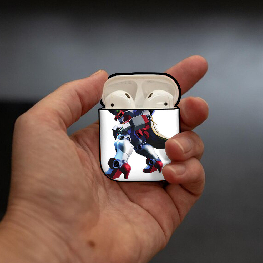 機動戦士ガンダム Mobile Suit Gundam AirPods 第2世代保護ケース ハードシェル ブラック 耐衝撃・防指紋・カラビナ付き