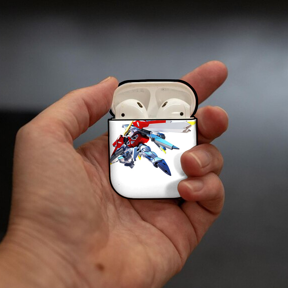 機動戦士ガンダム Mobile Suit Gundam AirPods 第2世代保護ケース ハードシェル ブラック 耐衝撃・防指紋・カラビナ付き