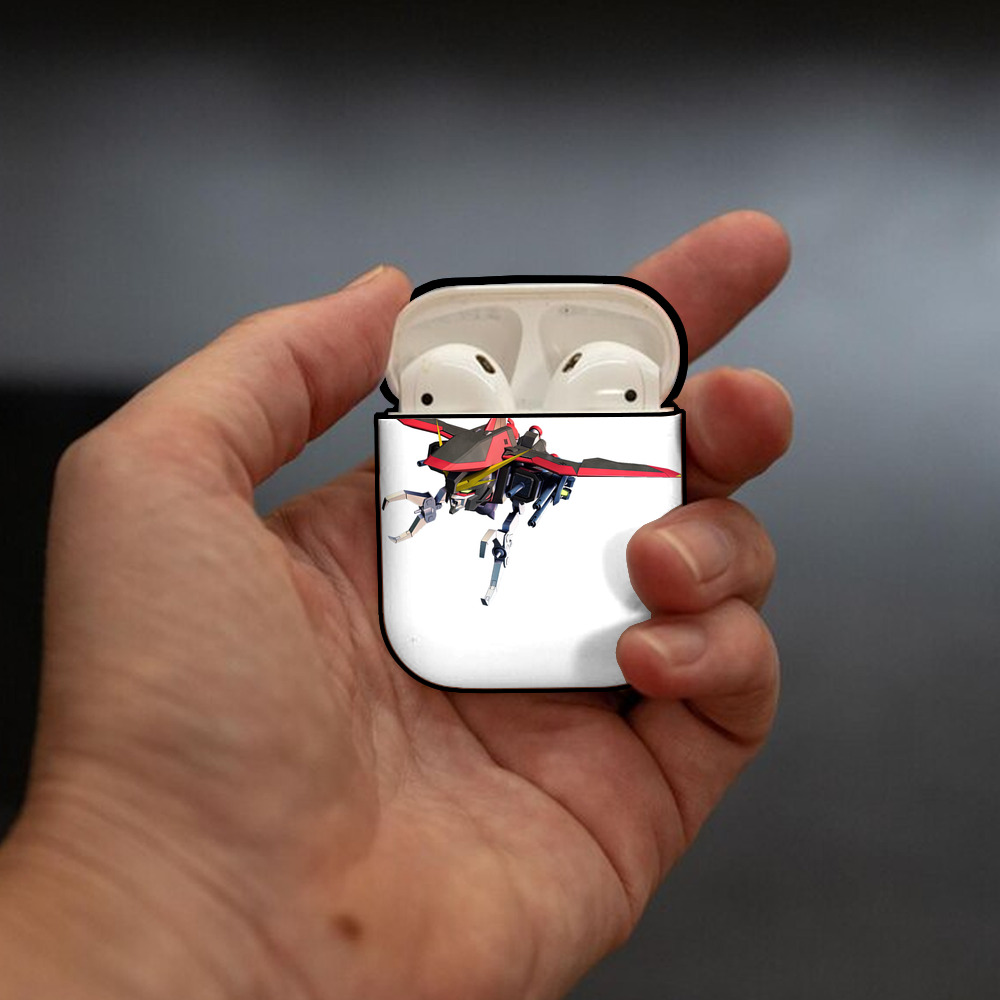 機動戦士ガンダム Mobile Suit Gundam AirPods 第2世代保護ケース ハードシェル ブラック 耐衝撃・防指紋・カラビナ付き