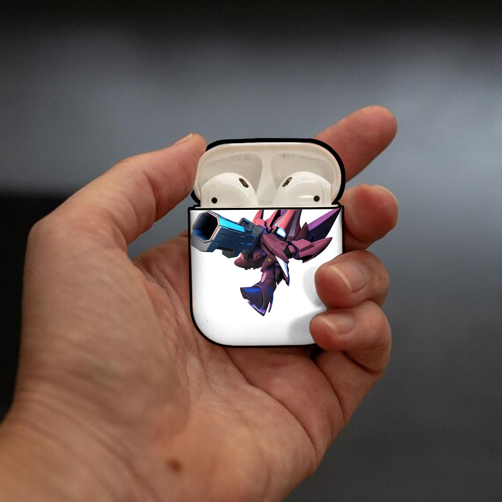 機動戦士ガンダム Mobile Suit Gundam AirPods 第2世代保護ケース ハードシェル ブラック 耐衝撃・防指紋・カラビナ付き
