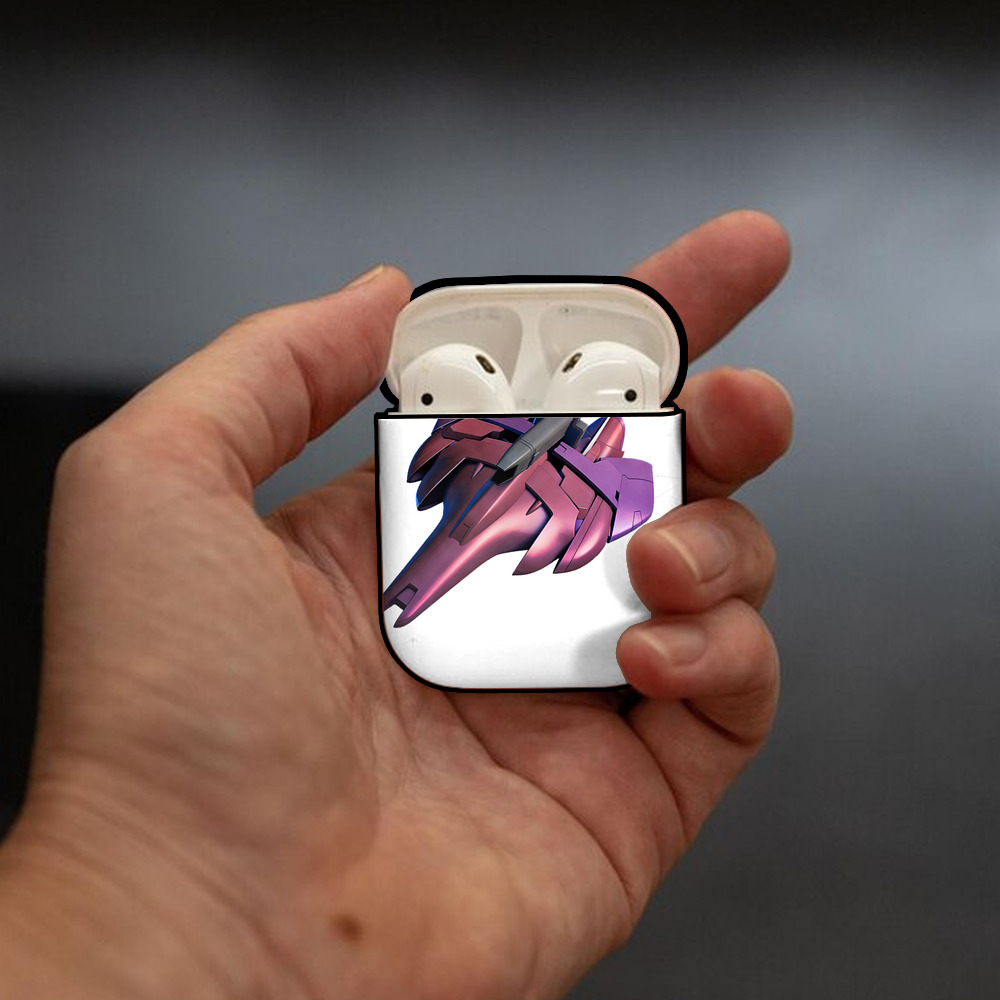 機動戦士ガンダム Mobile Suit Gundam AirPods 第2世代保護ケース ハードシェル ブラック 耐衝撃・防指紋・カラビナ付き