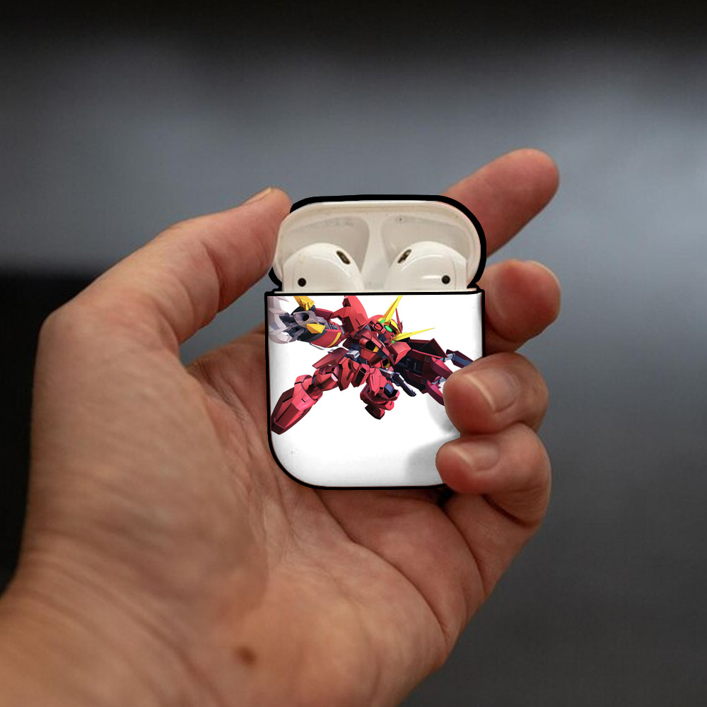 機動戦士ガンダム Mobile Suit Gundam AirPods 第2世代保護ケース ハードシェル ブラック 耐衝撃・防指紋・カラビナ付き