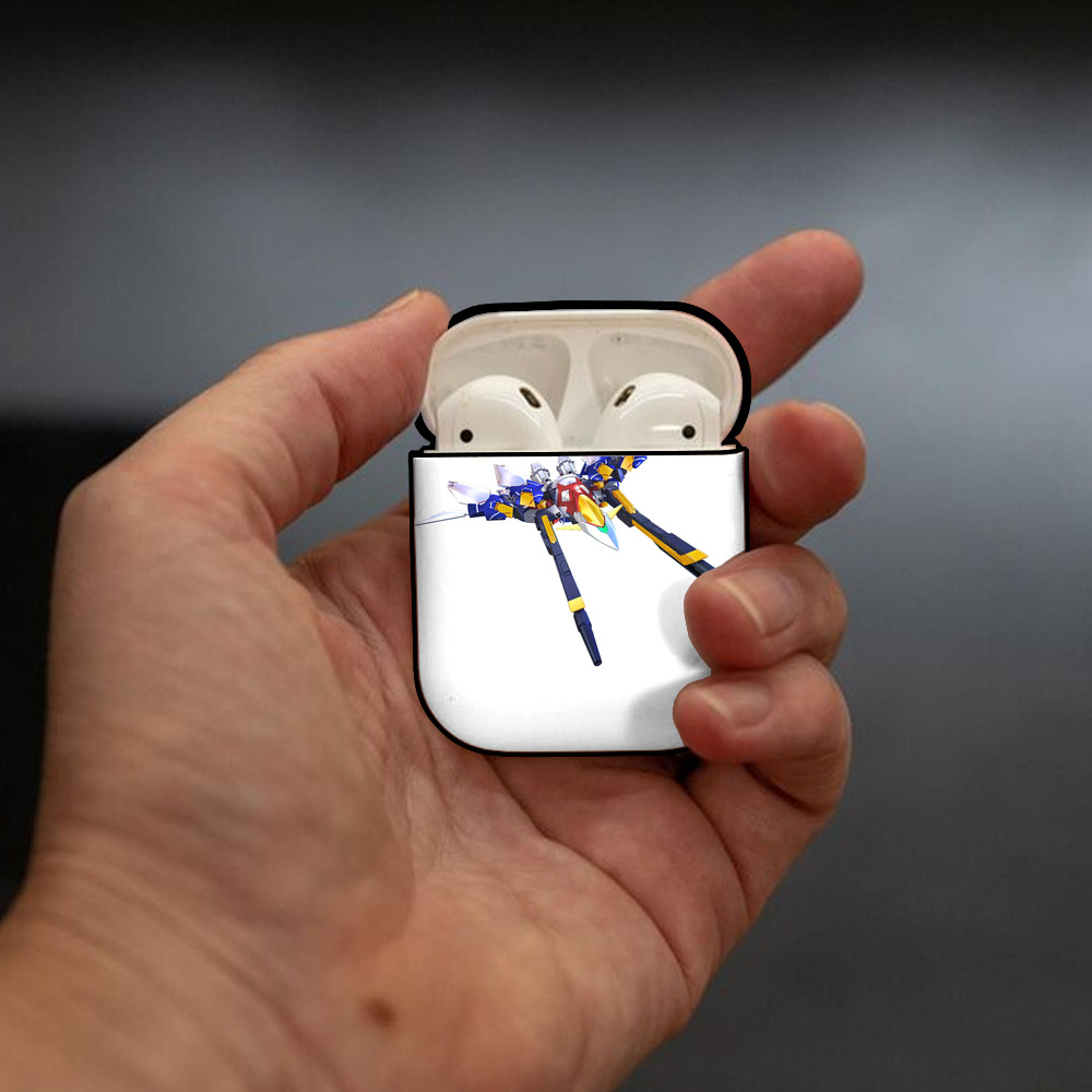 機動戦士ガンダム Mobile Suit Gundam AirPods 第2世代保護ケース ハードシェル ブラック 耐衝撃・防指紋・カラビナ付き