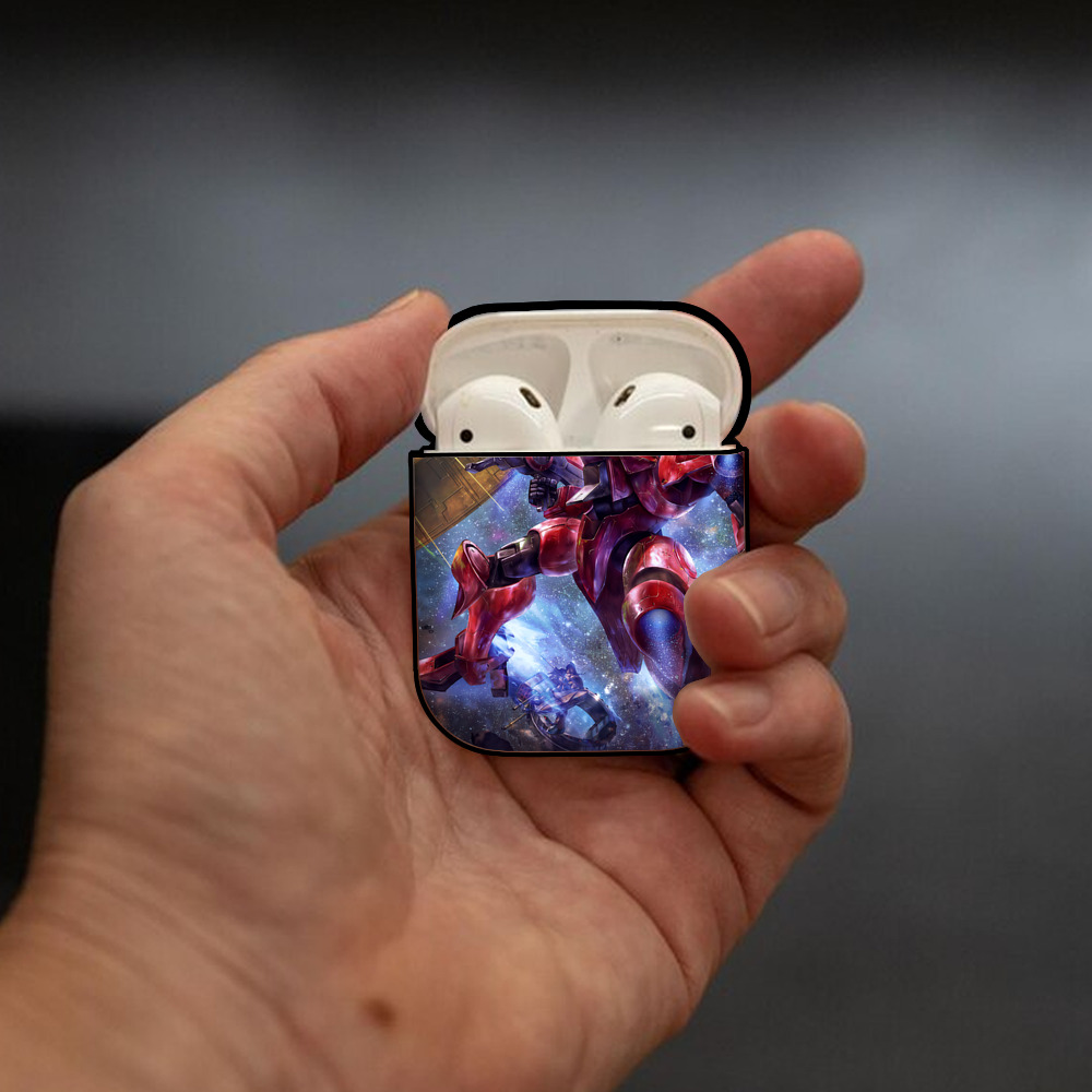機動戦士ガンダム Mobile Suit Gundam AirPods 第2世代保護ケース ハードシェル ブラック 耐衝撃・防指紋・カラビナ付き