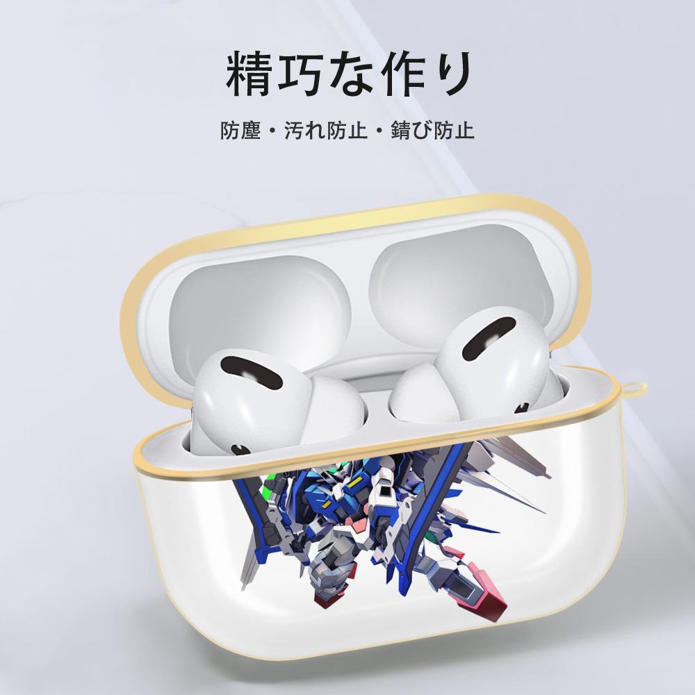 機動戦士ガンダム Mobile Suit Gundam 【AirPods Pro用】ハードシェル保護ケース｜耐衝撃・防指紋・カラビナ付き商品仕様