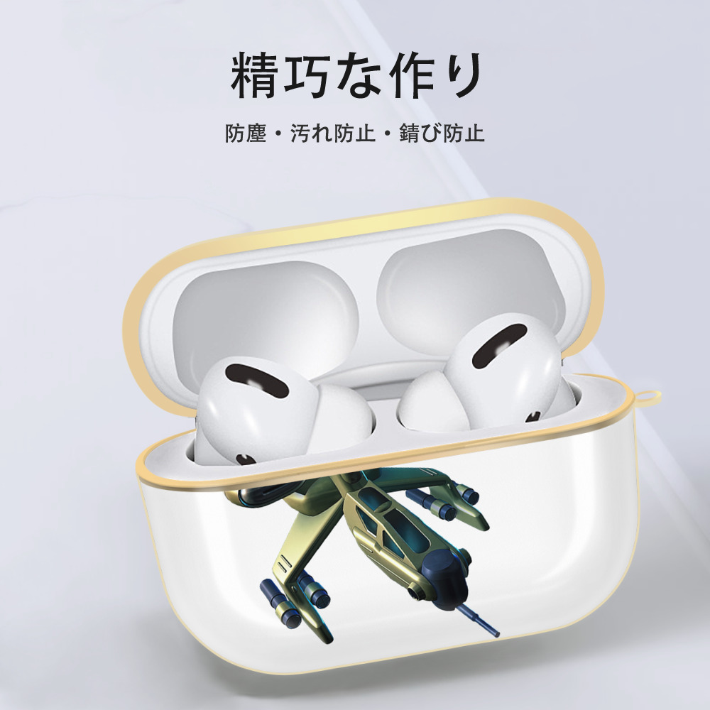 機動戦士ガンダム Mobile Suit Gundam 【AirPods Pro用】ハードシェル保護ケース｜耐衝撃・防指紋・カラビナ付き商品仕様