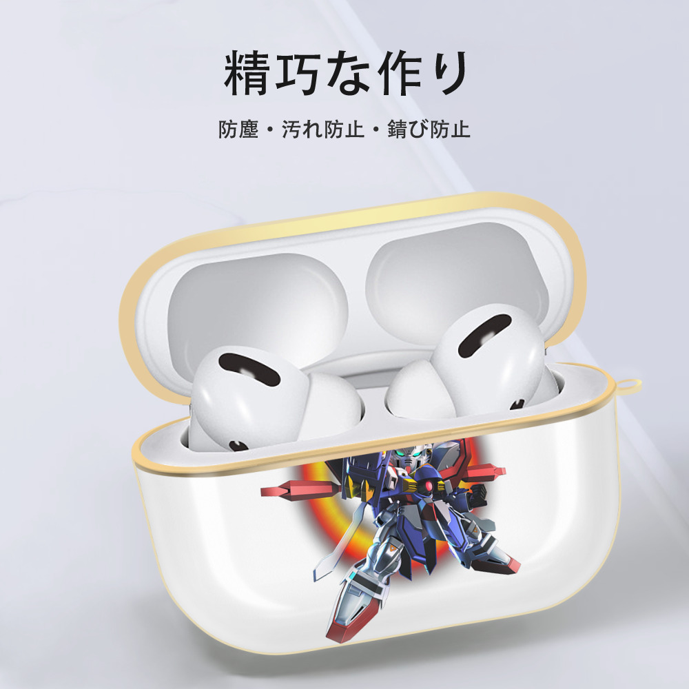 機動戦士ガンダム Mobile Suit Gundam 【AirPods Pro用】ハードシェル保護ケース｜耐衝撃・防指紋・カラビナ付き商品仕様