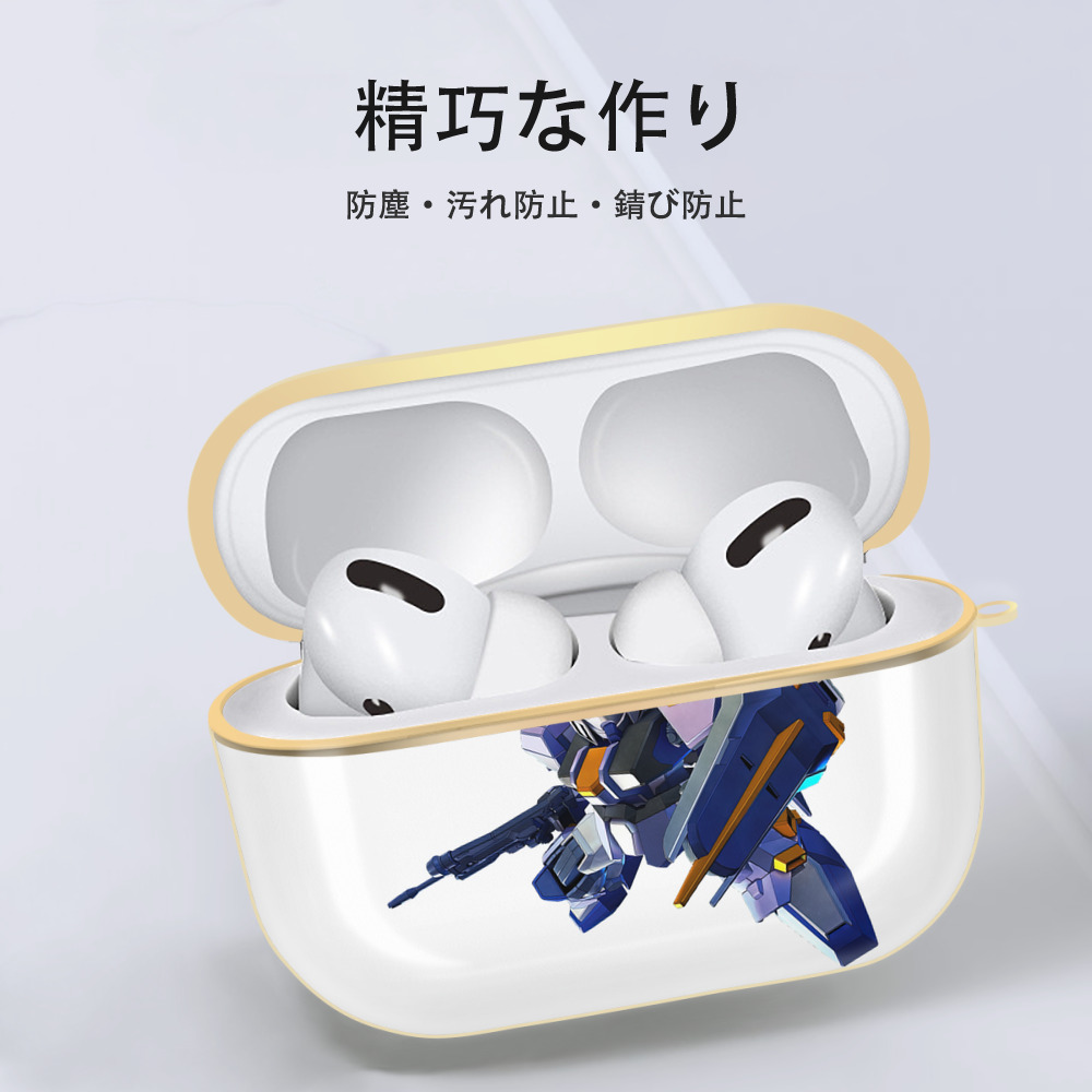 機動戦士ガンダム Mobile Suit Gundam 【AirPods Pro用】ハードシェル保護ケース｜耐衝撃・防指紋・カラビナ付き商品仕様