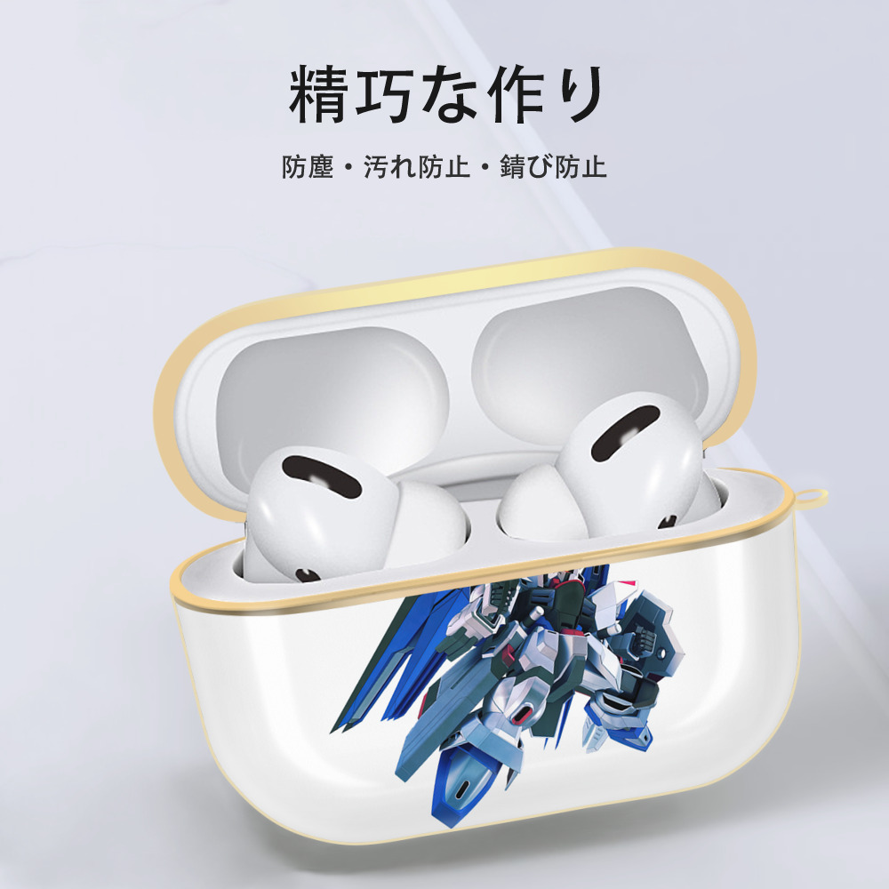 機動戦士ガンダム Mobile Suit Gundam 【AirPods Pro用】ハードシェル保護ケース｜耐衝撃・防指紋・カラビナ付き商品仕様