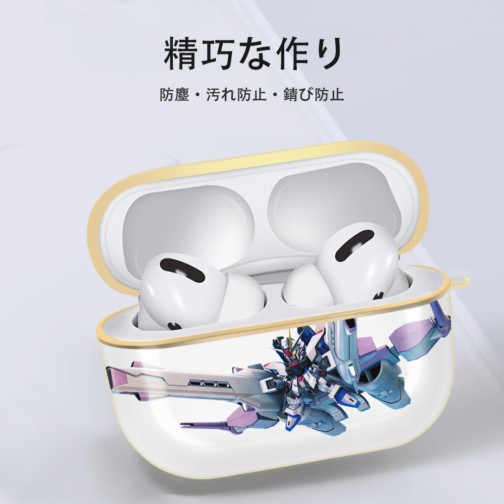 機動戦士ガンダム Mobile Suit Gundam 【AirPods Pro用】ハードシェル保護ケース｜耐衝撃・防指紋・カラビナ付き商品仕様