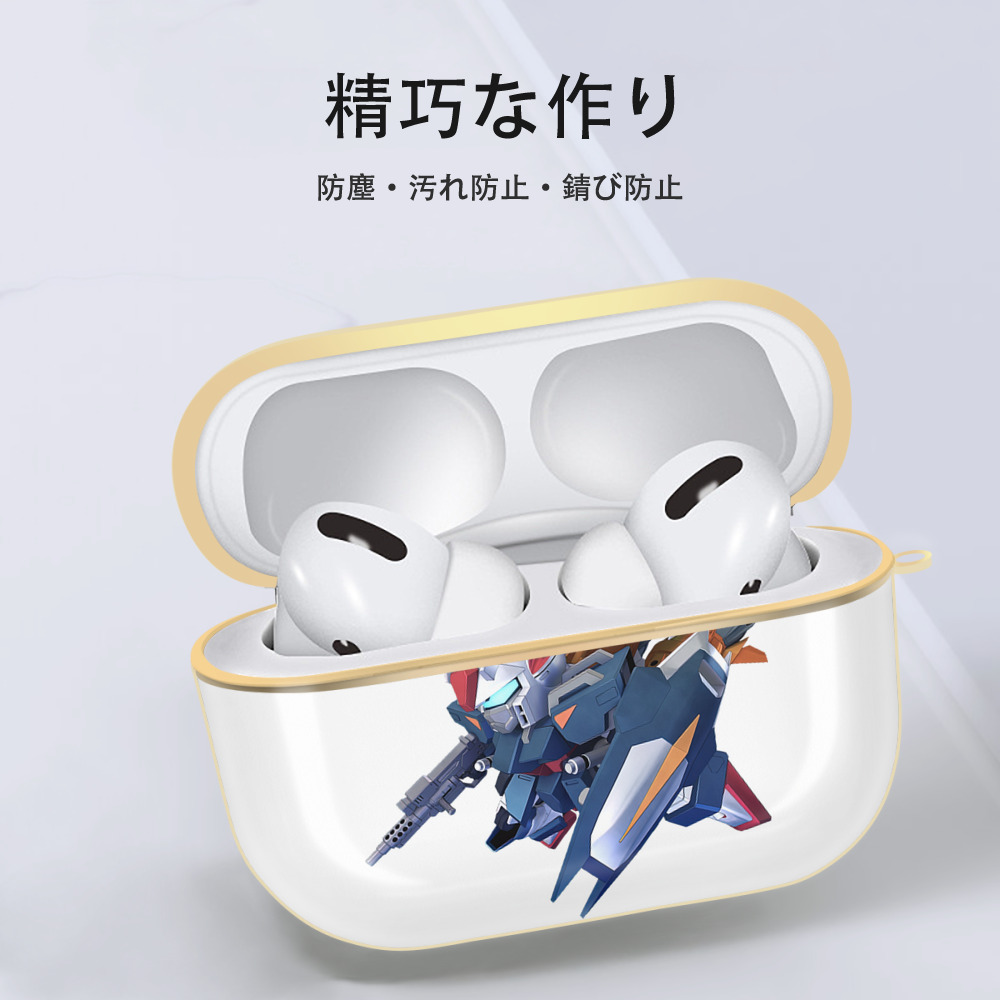 機動戦士ガンダム Mobile Suit Gundam 【AirPods Pro用】ハードシェル保護ケース｜耐衝撃・防指紋・カラビナ付き商品仕様