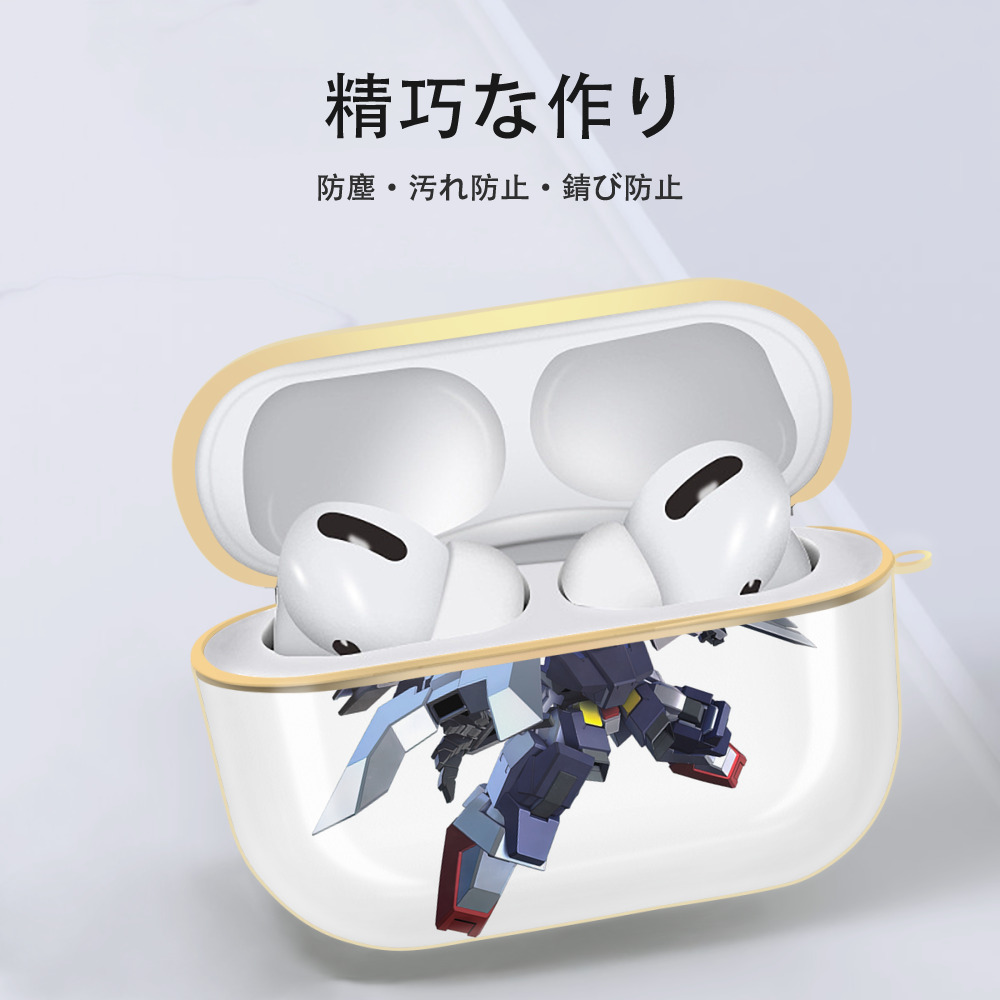 機動戦士ガンダム Mobile Suit Gundam 【AirPods Pro用】ハードシェル保護ケース｜耐衝撃・防指紋・カラビナ付き商品仕様