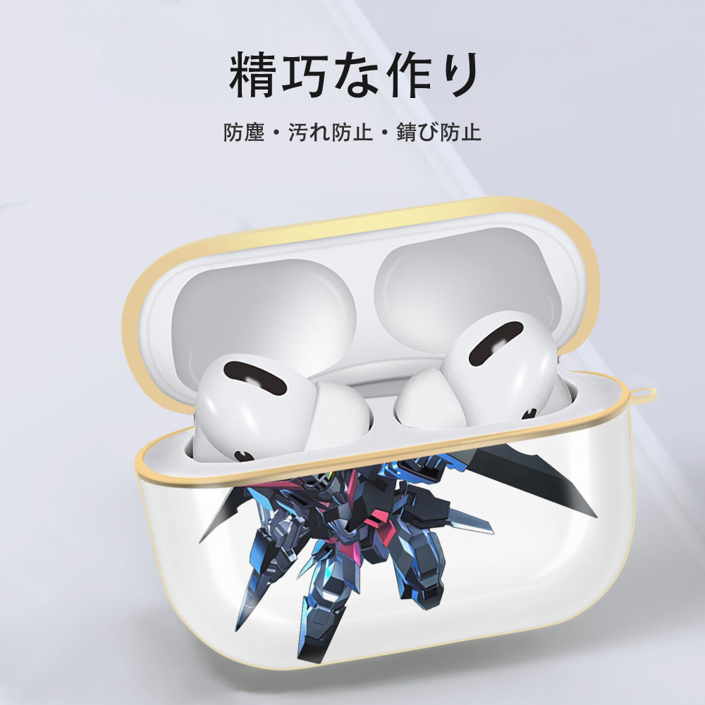 機動戦士ガンダム Mobile Suit Gundam 【AirPods Pro用】ハードシェル保護ケース｜耐衝撃・防指紋・カラビナ付き商品仕様