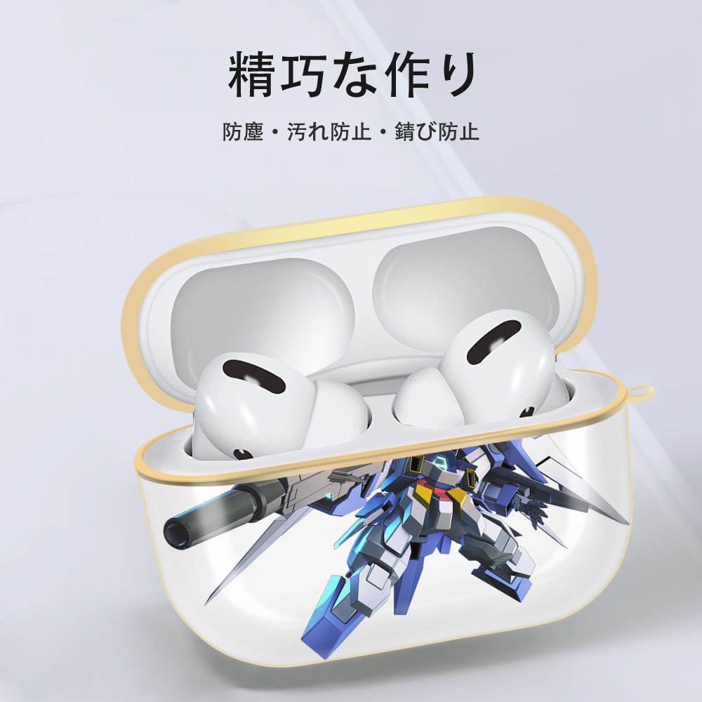 機動戦士ガンダム Mobile Suit Gundam 【AirPods Pro用】ハードシェル保護ケース｜耐衝撃・防指紋・カラビナ付き商品仕様