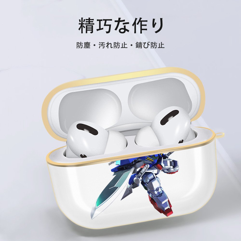 機動戦士ガンダム Mobile Suit Gundam 【AirPods Pro用】ハードシェル保護ケース｜耐衝撃・防指紋・カラビナ付き商品仕様
