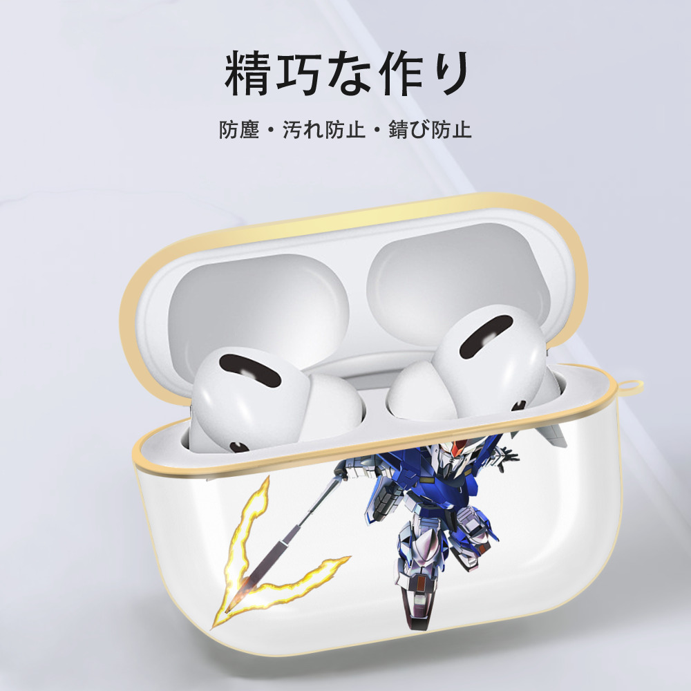機動戦士ガンダム Mobile Suit Gundam 【AirPods Pro用】ハードシェル保護ケース｜耐衝撃・防指紋・カラビナ付き商品仕様