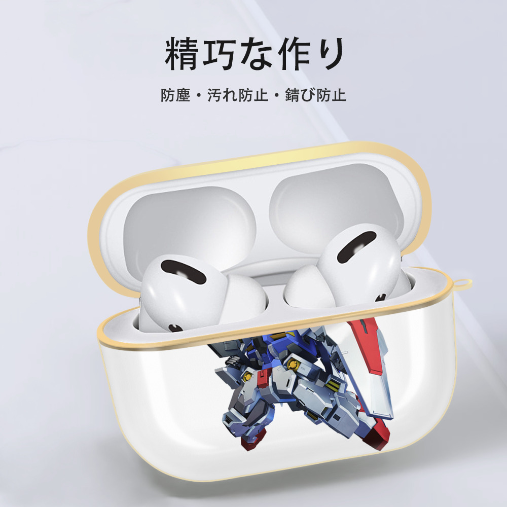 機動戦士ガンダム Mobile Suit Gundam 【AirPods Pro用】ハードシェル保護ケース｜耐衝撃・防指紋・カラビナ付き商品仕様