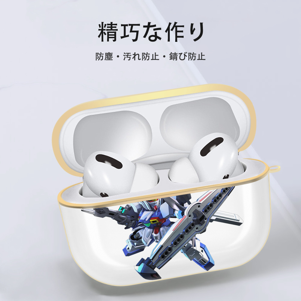 機動戦士ガンダム Mobile Suit Gundam 【AirPods Pro用】ハードシェル保護ケース｜耐衝撃・防指紋・カラビナ付き商品仕様