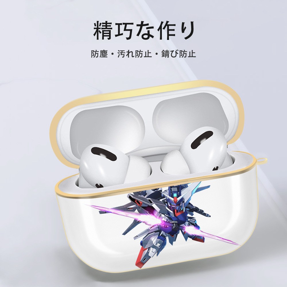 機動戦士ガンダム Mobile Suit Gundam 【AirPods Pro用】ハードシェル保護ケース｜耐衝撃・防指紋・カラビナ付き商品仕様