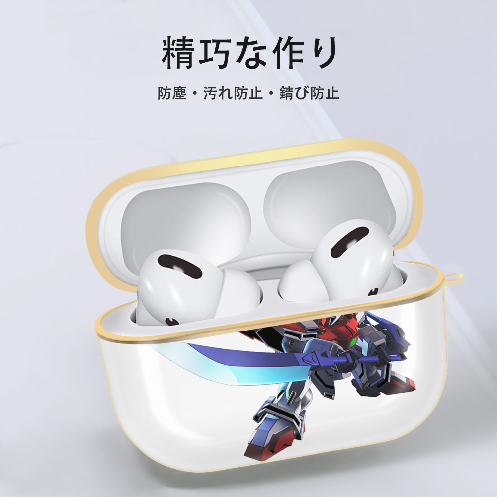 機動戦士ガンダム Mobile Suit Gundam 【AirPods Pro用】ハードシェル保護ケース｜耐衝撃・防指紋・カラビナ付き商品仕様