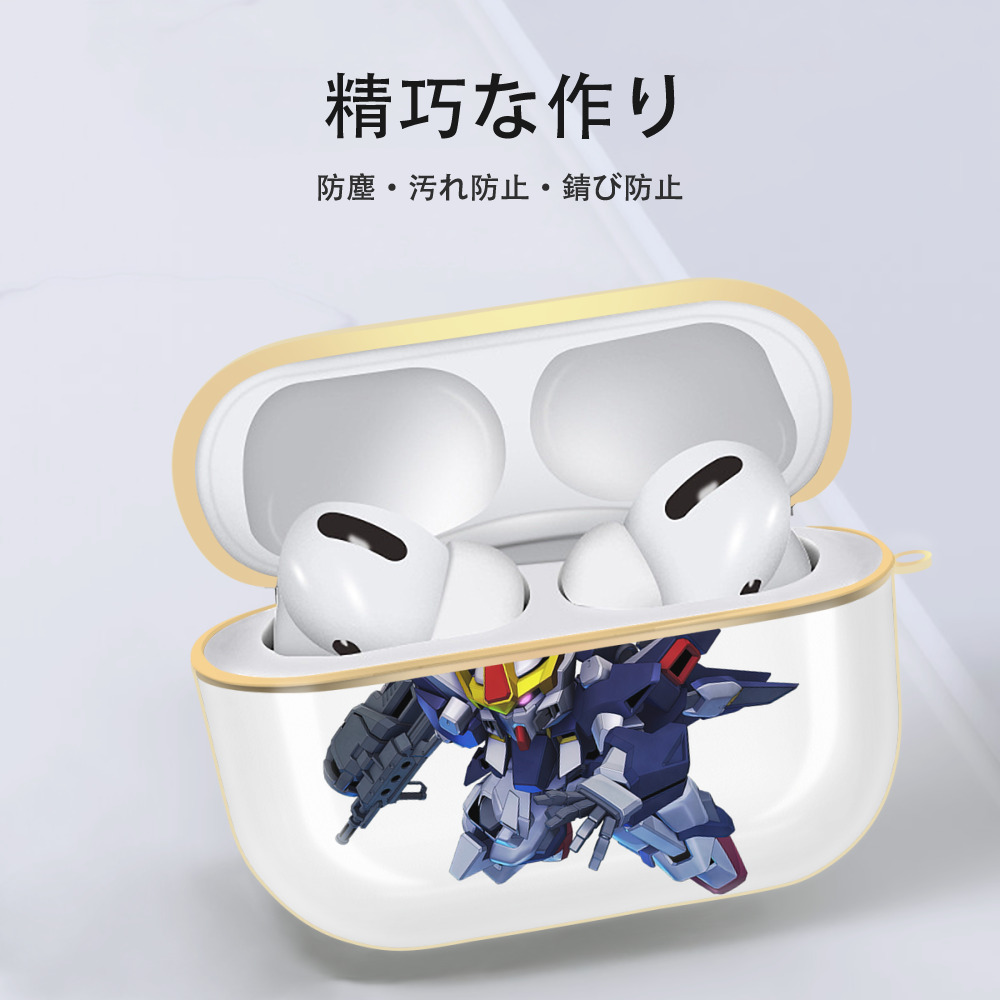 機動戦士ガンダム Mobile Suit Gundam 【AirPods Pro用】ハードシェル保護ケース｜耐衝撃・防指紋・カラビナ付き商品仕様